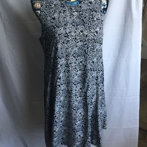 Old Navy Black with with flower design dress